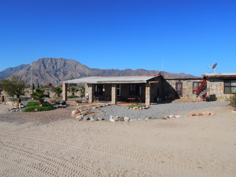 Antonio's and Bety's beautiful home at Campo Archelon.