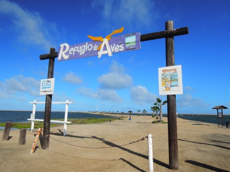 Entrance to Guerrero Negro's bird sanctuary.