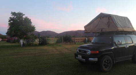 Our new home for the night.