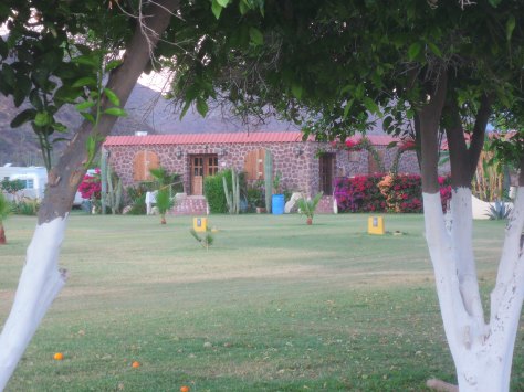 We really loved the style of this home on the campground.