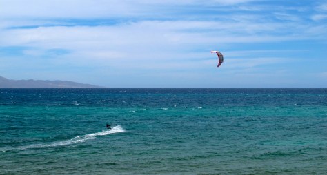 We watched these guys doing tricks and jumps. 