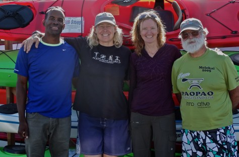 With Jen and Paul after our day of kayaking lessons at Aqua Adventures in San Diego.